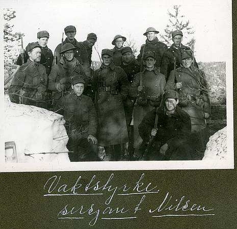 Vaktstyrke ved Hegra festning, april 1940