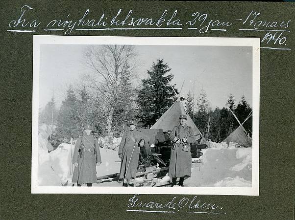 Fra nøytralitetsvakta 29/1 til 17/3 1940