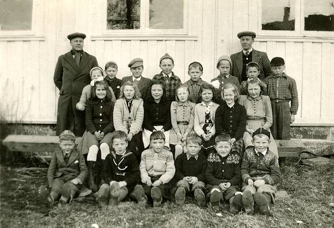 Søndagsskolebarn i Sorte 1949