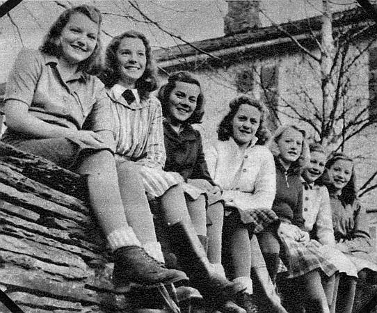 Elever ved Lånke framhaldskole 1946 – 47