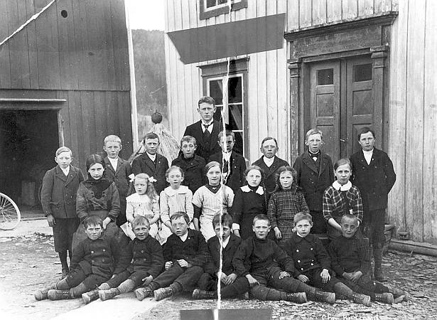 Sorta gamle skole ca. 1915