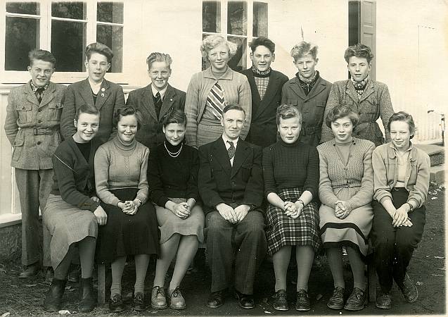 Lånke framhaldsskole (Kommunelokalet) 1954-55